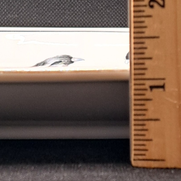 Andrea by Sadek Plate Porcelain Pheasant Blue Birds Flowers Japan 9153 Scalloped - Picture 3 of 4